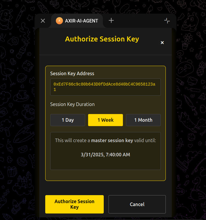 Authorize Session Keys