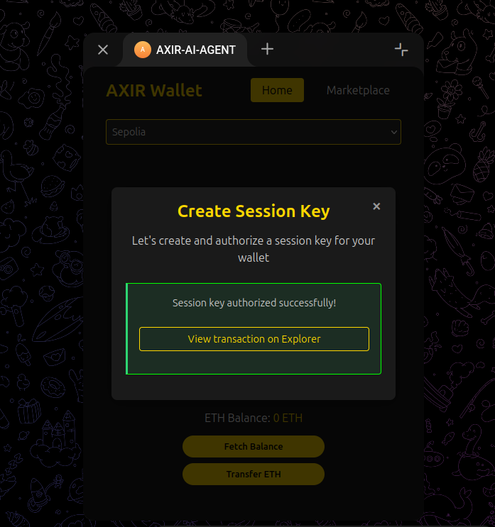 Authorize Session Keys