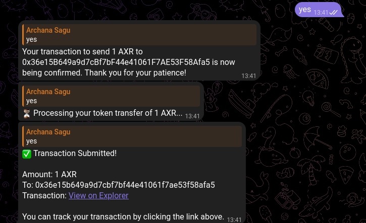 Transaction submission