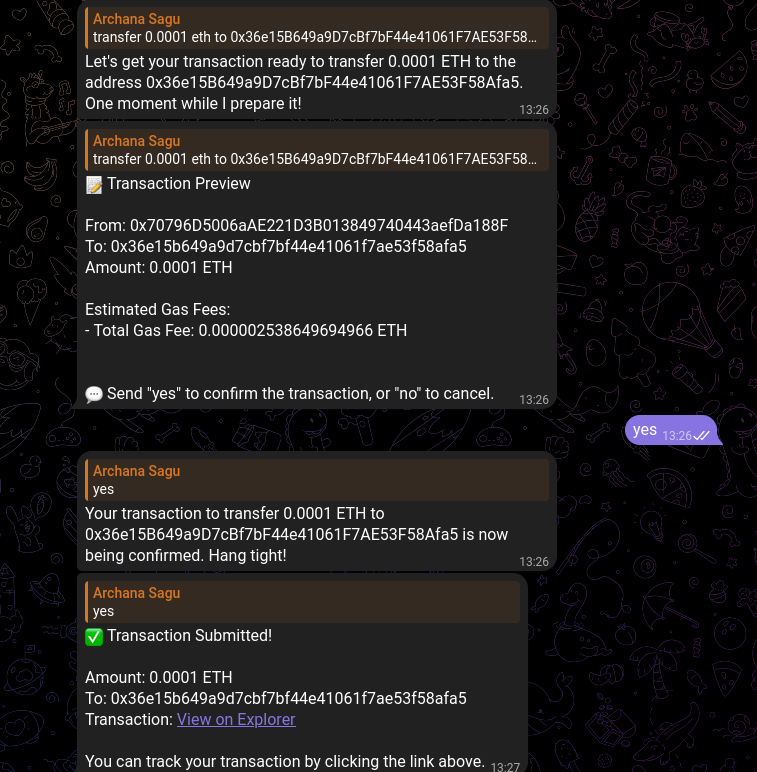 Transaction submission